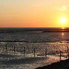 Sonnenuntergang in Büsum