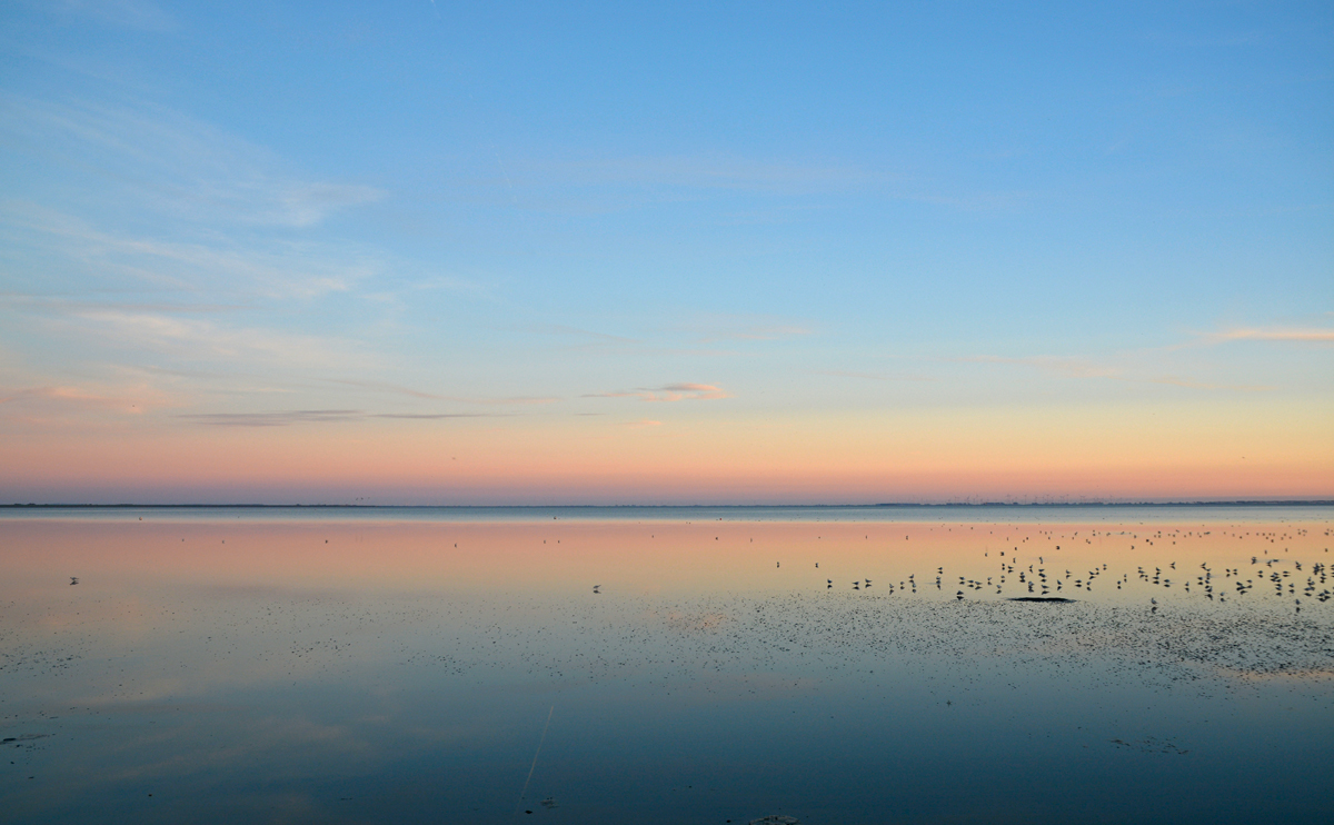 Sonnenuntergang in Büsum