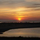 Sonnenuntergang in Büsum