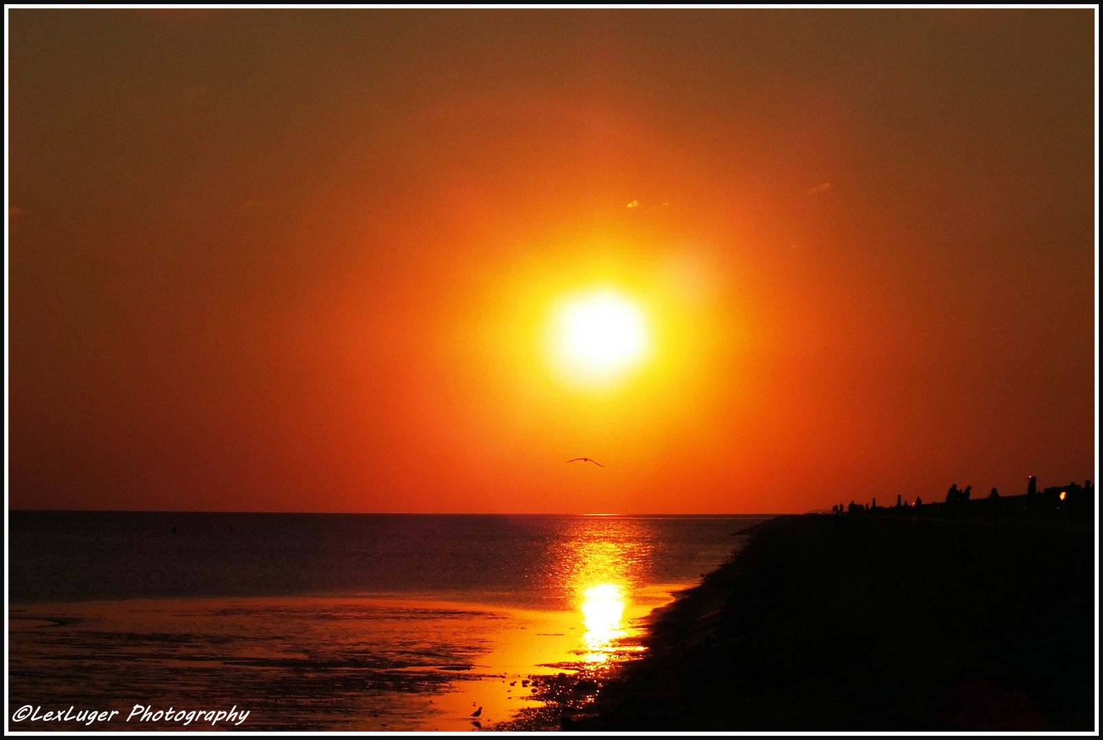 Sonnenuntergang in Büsum