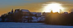 Sonnenuntergang in Burg Gemünden