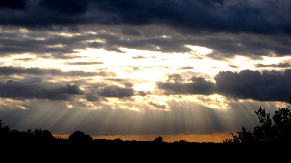 Sonnenuntergang in Burgaltendorf