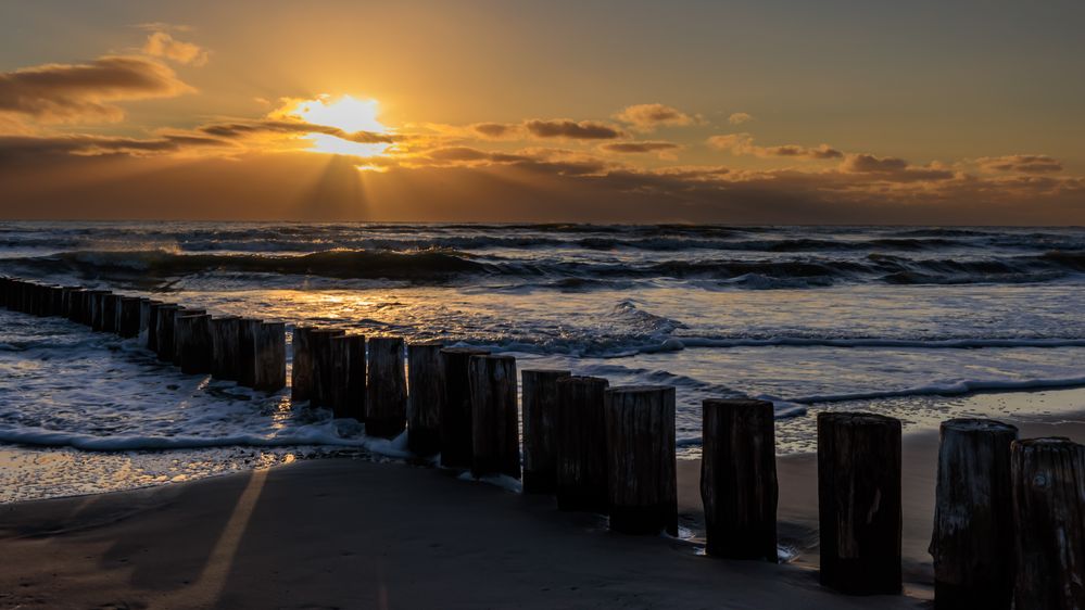 Sonnenuntergang in Burgh-Haamstede