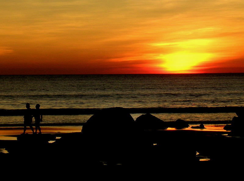 Sonnenuntergang in Burma