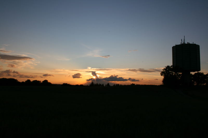 Sonnenuntergang in Byfang