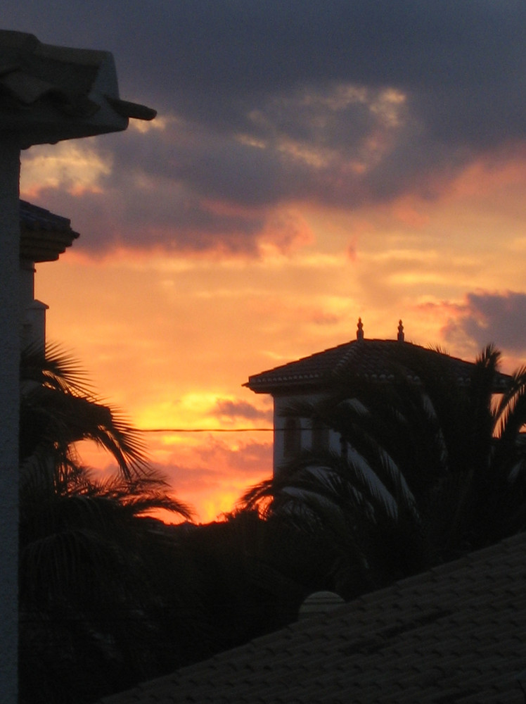 Sonnenuntergang in Cabo Roig