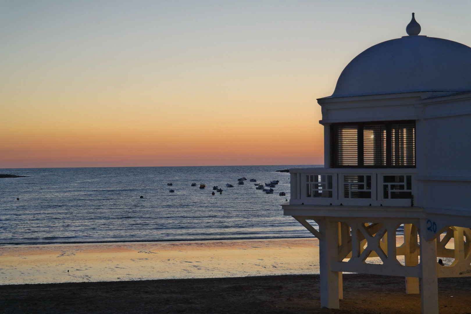 Sonnenuntergang in Cadiz