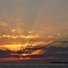 Sonnenuntergang in Cádiz.