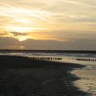 Sonnenuntergang in Cadzand