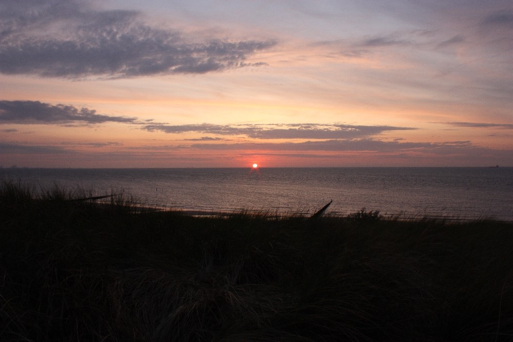 Sonnenuntergang in Cadzand