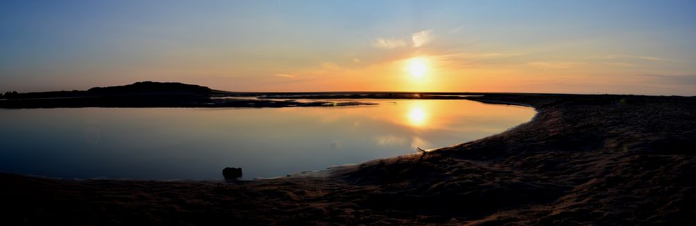 Sonnenuntergang in Cadzand