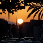 Sonnenuntergang  in Cagliari