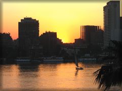 Sonnenuntergang in Cairo