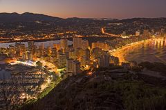 Sonnenuntergang in Calpe