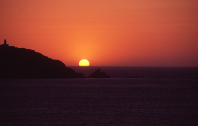 Sonnenuntergang in Calvi/Korsika