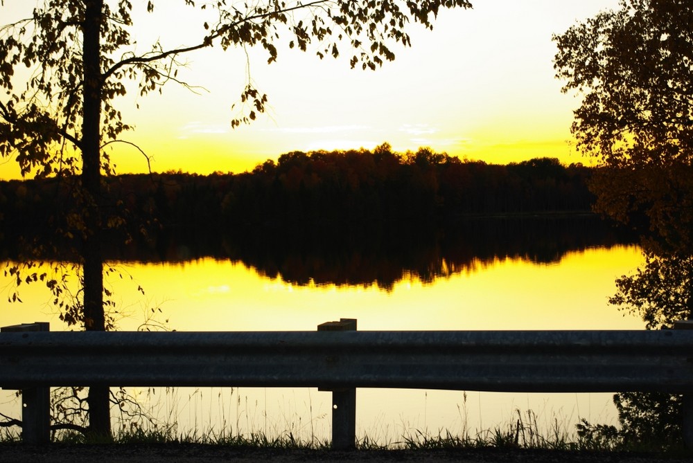 sonnenuntergang in canada