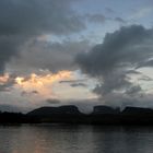 Sonnenuntergang in Canaima