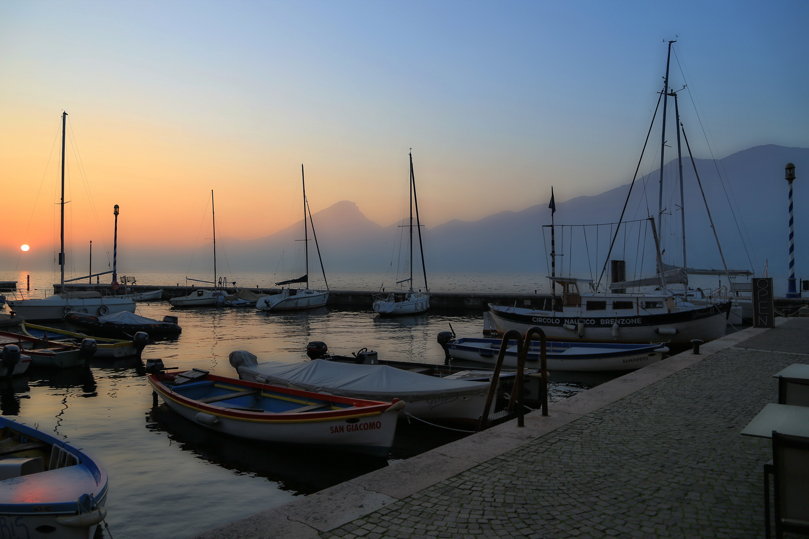 Sonnenuntergang in Castelletto