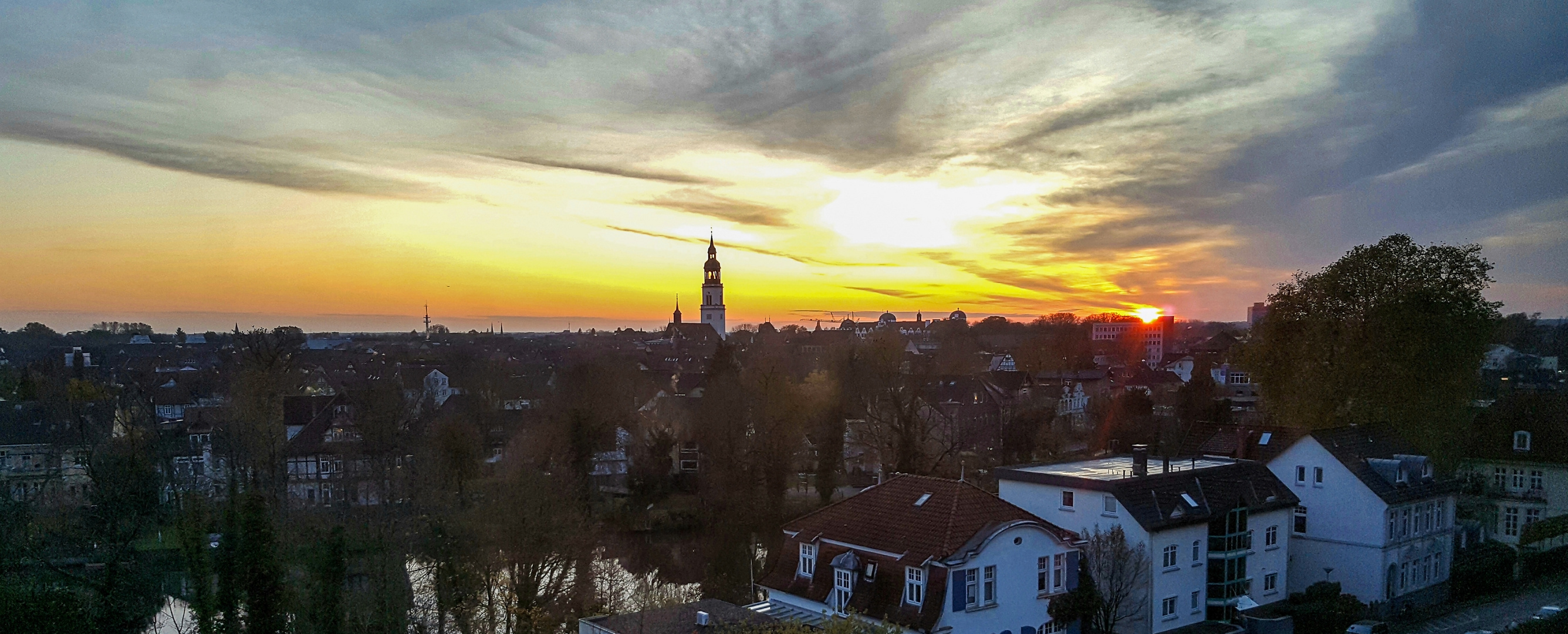 Sonnenuntergang in Celle