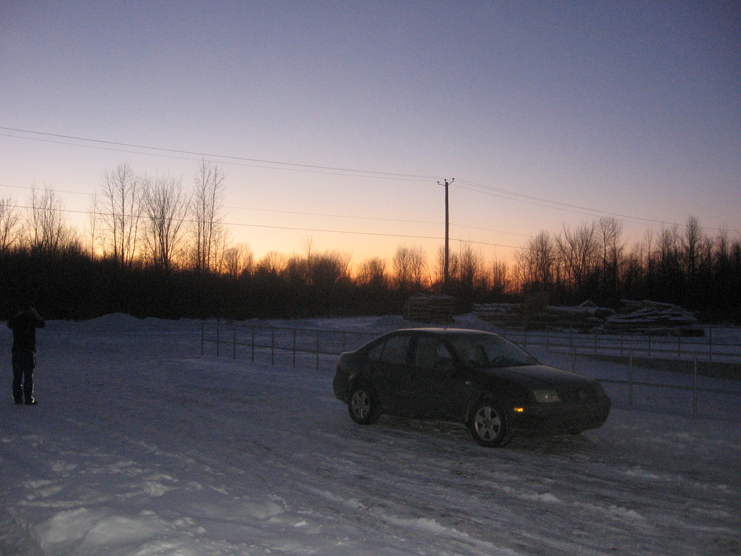 Sonnenuntergang in Chateauguay (Quebec)