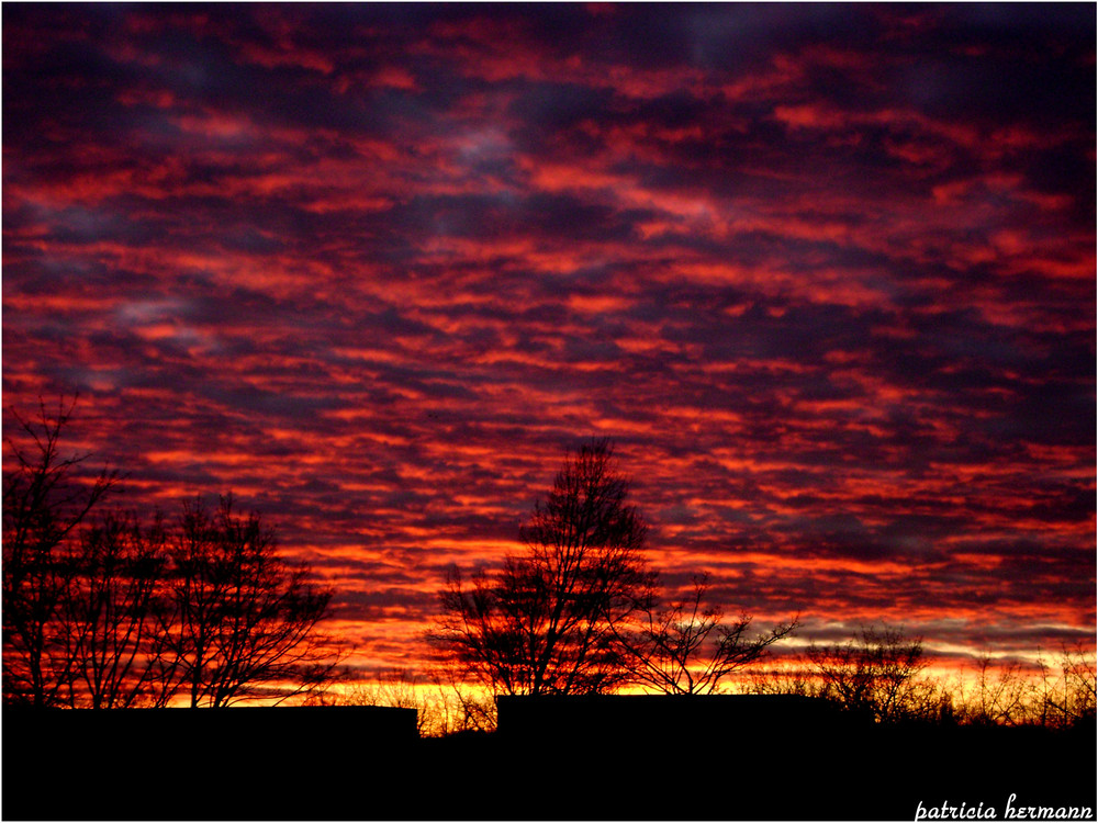 Sonnenuntergang in Chemnitz