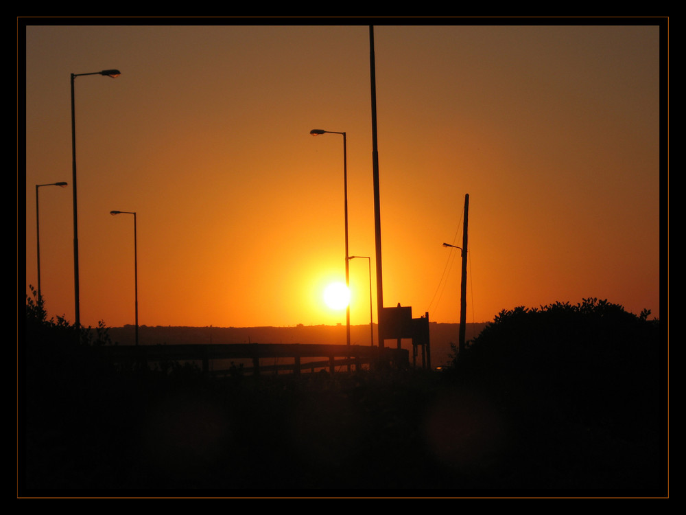 Sonnenuntergang in Chersonissos