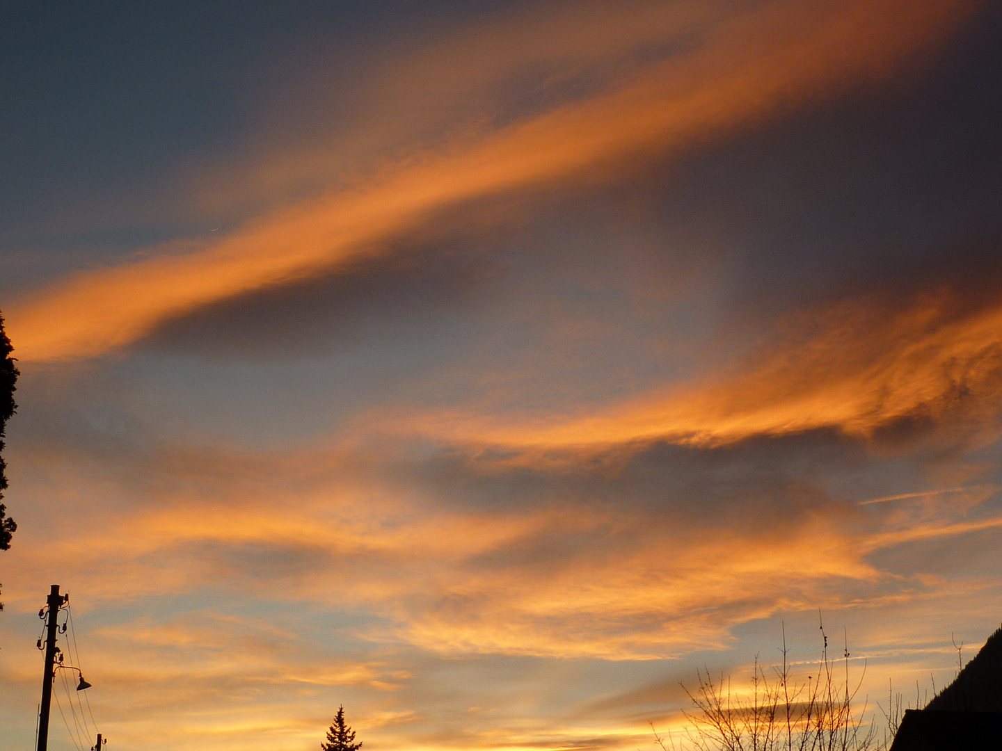 Sonnenuntergang in Chur Graubünden