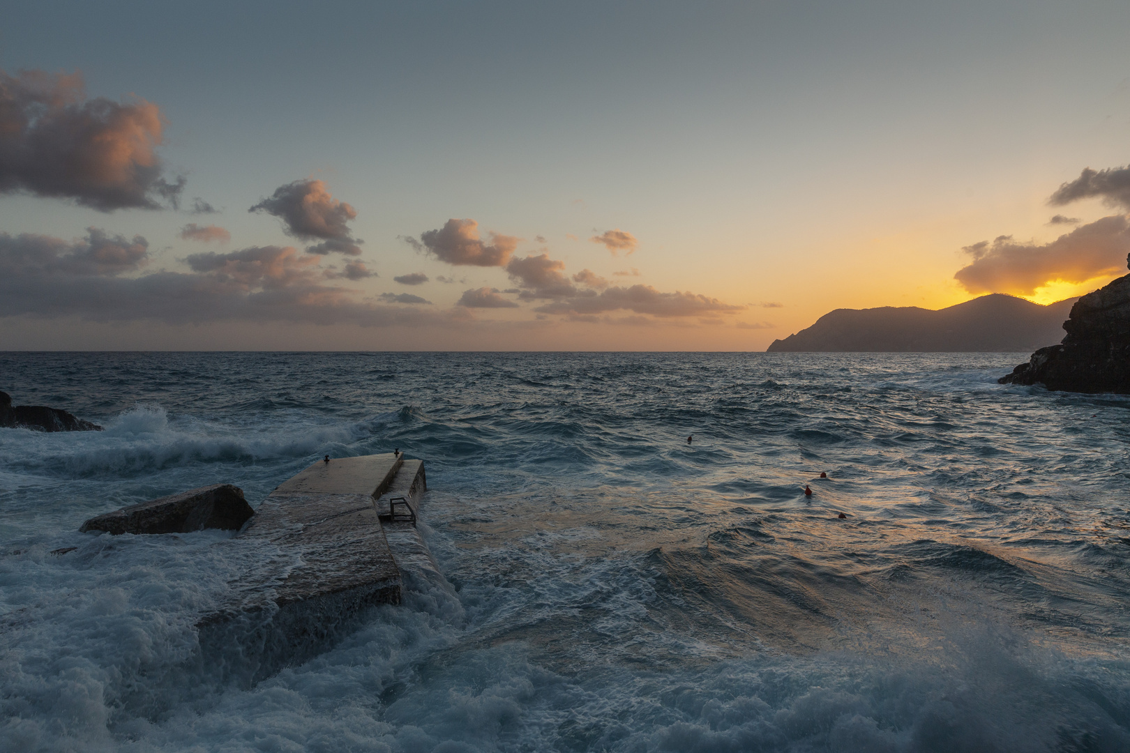 Sonnenuntergang in Cinque Terre