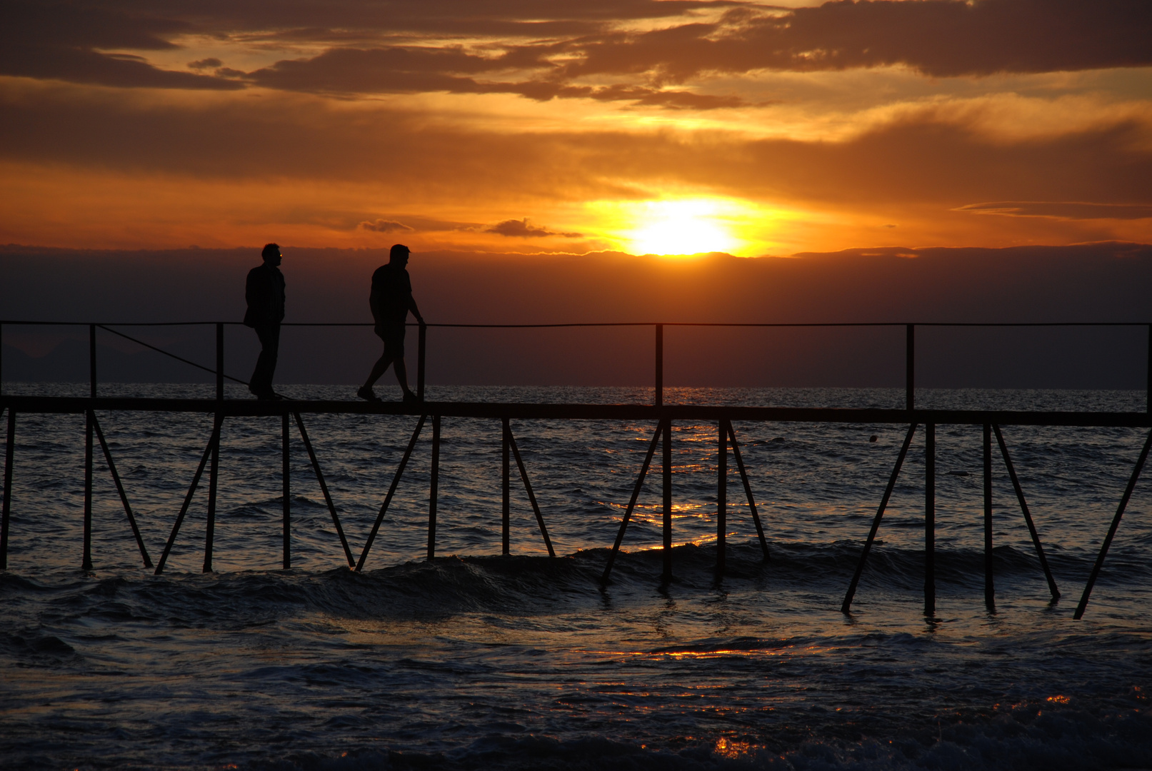 sonnenuntergang in colakli (türkei)