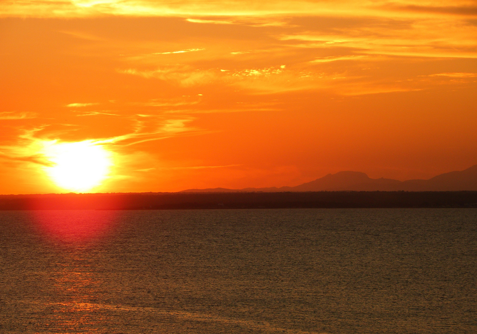 Sonnenuntergang in Colonia Sant Jordi