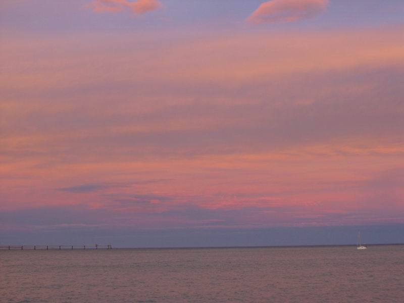 Sonnenuntergang in Comodoro Riverdavia