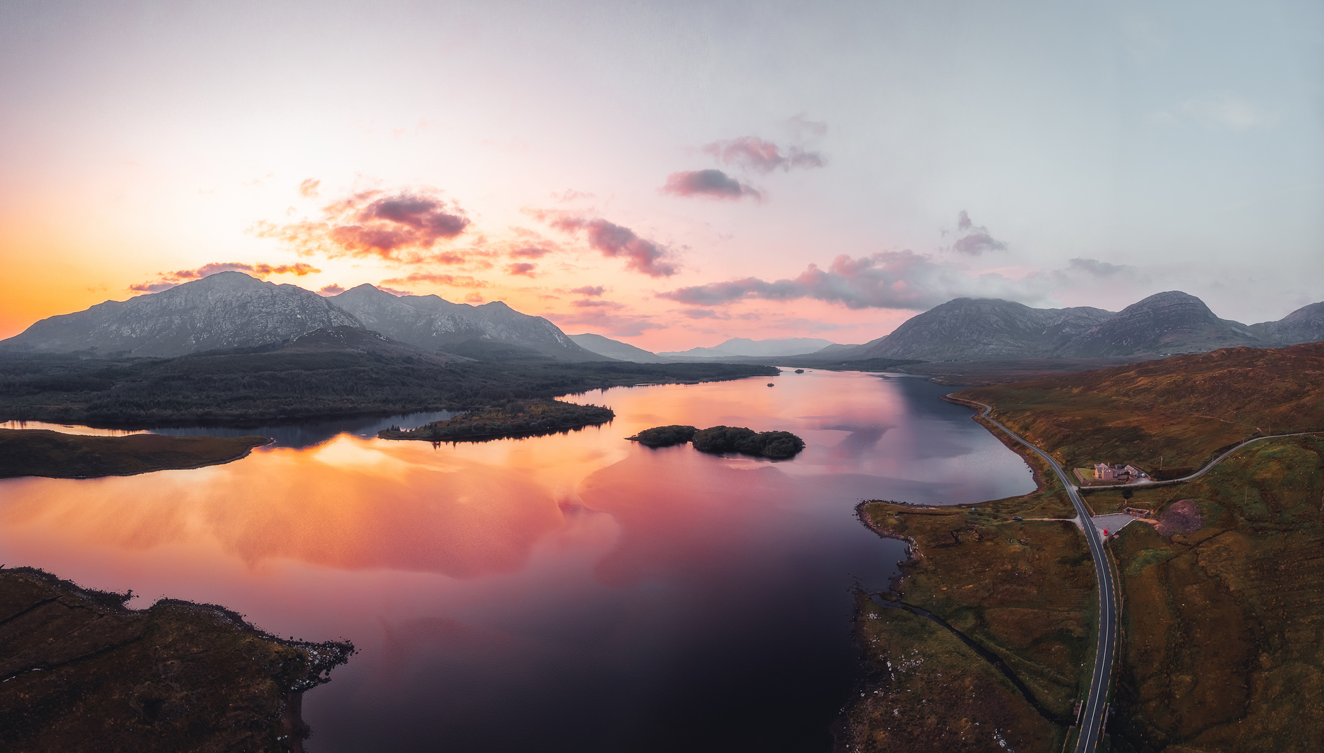 Sonnenuntergang in Connemara