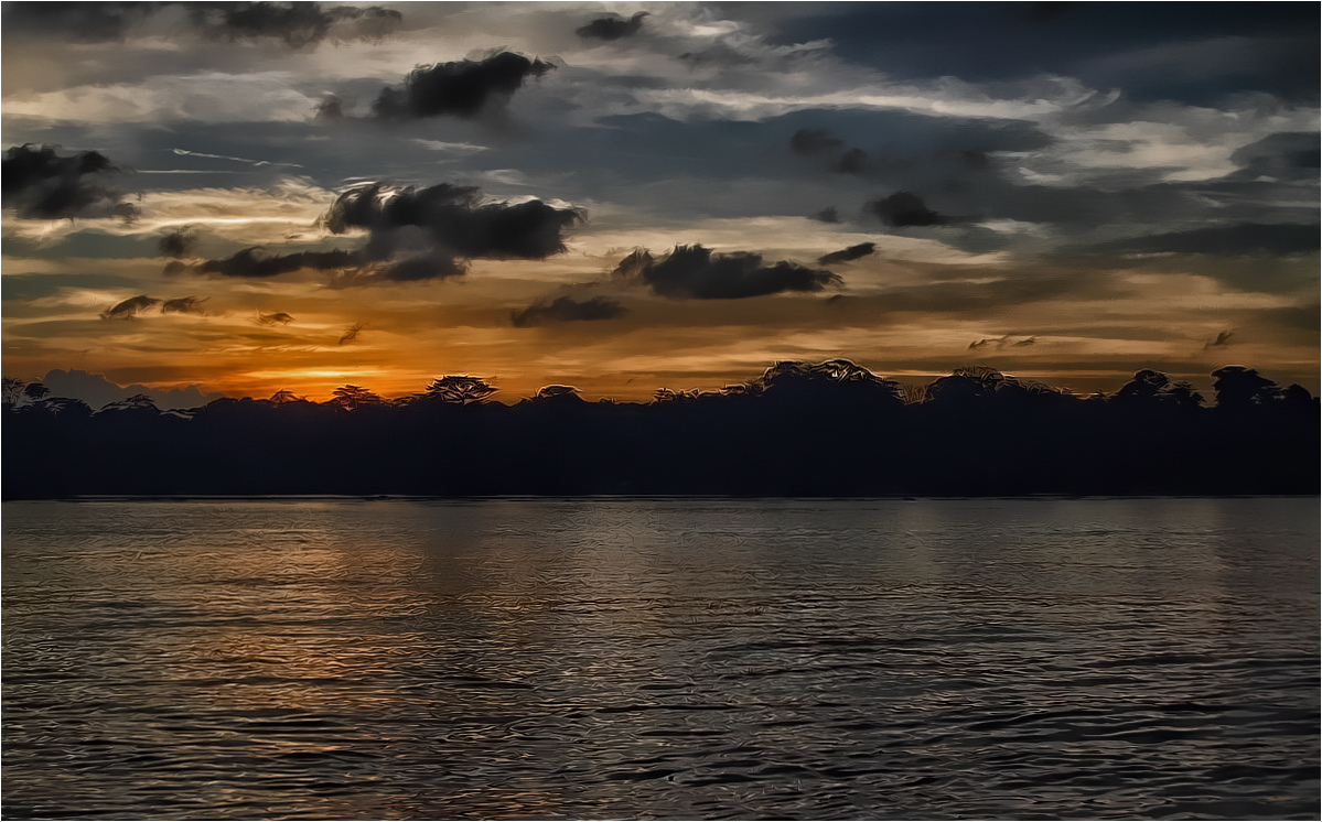 Sonnenuntergang in Costa Rica