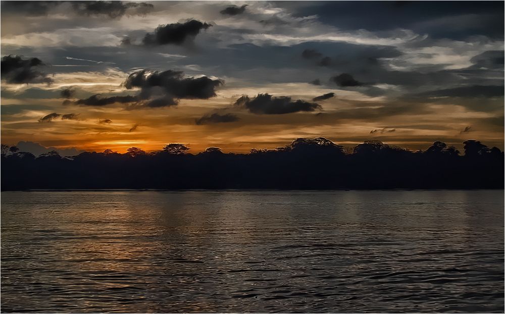 Sonnenuntergang in Costa Rica