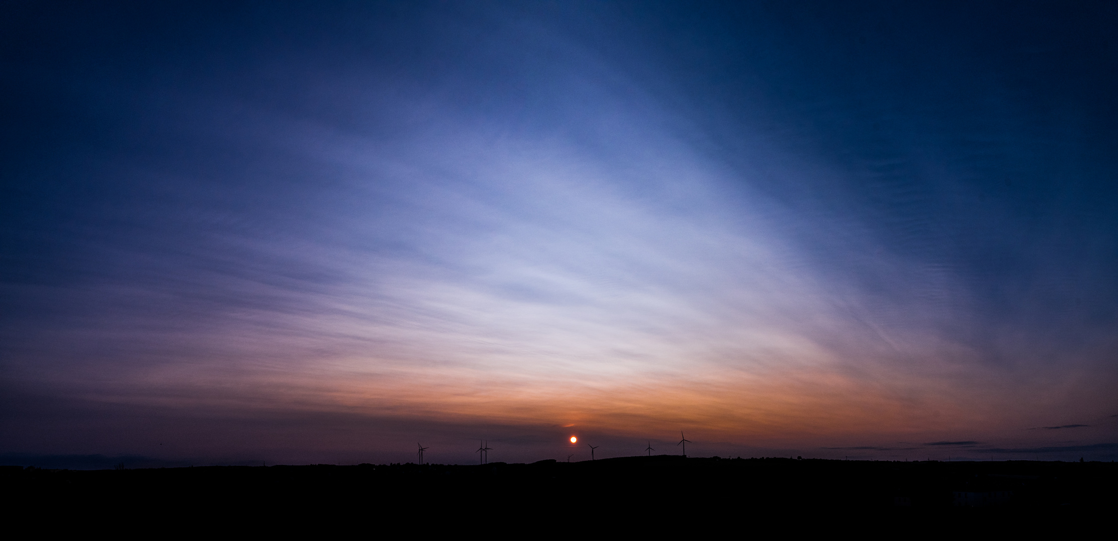 Sonnenuntergang in Crimmitschau