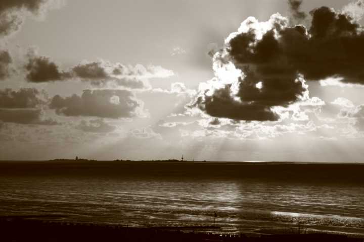 Sonnenuntergang in Cuxhaven