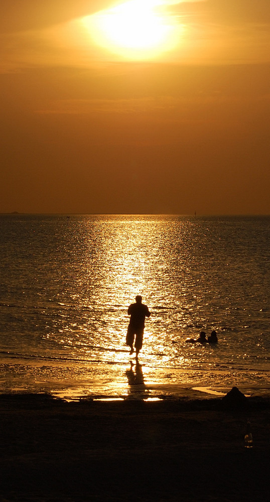 Sonnenuntergang in Cuxhaven