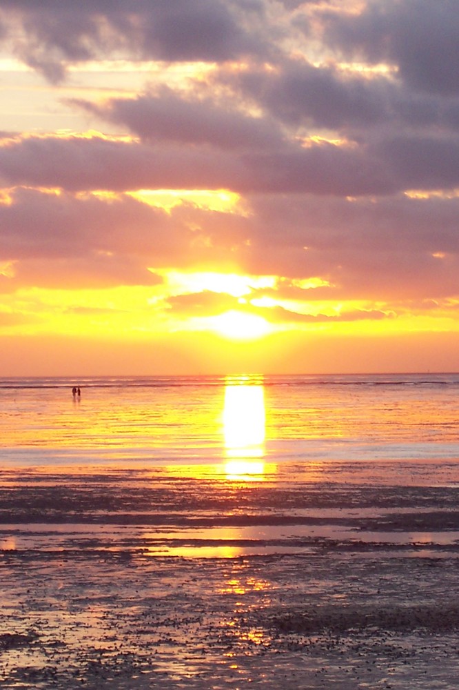 Sonnenuntergang in Cuxhaven