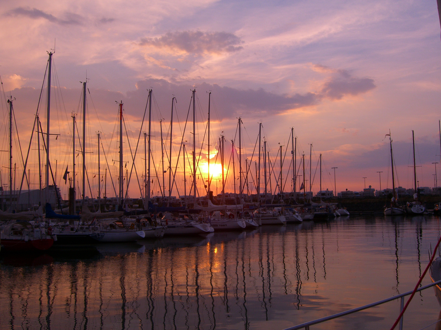 Sonnenuntergang in Cuxhaven