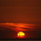 Sonnenuntergang in Cuxhaven an der Nordsee