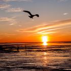 Sonnenuntergang in Cuxhaven Duhnen