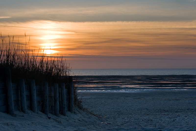 Sonnenuntergang in Cuxhaven