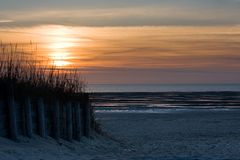 Sonnenuntergang in Cuxhaven