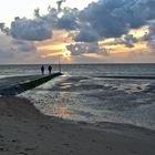 Sonnenuntergang in Cuxhaven