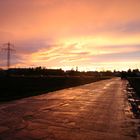 Sonnenuntergang in Dachau