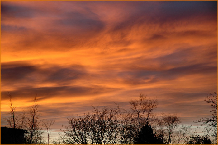 Sonnenuntergang in Dachau II