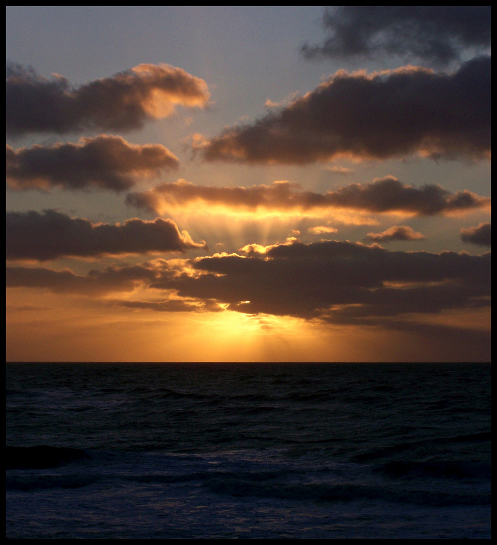 Sonnenuntergang in Dänemark