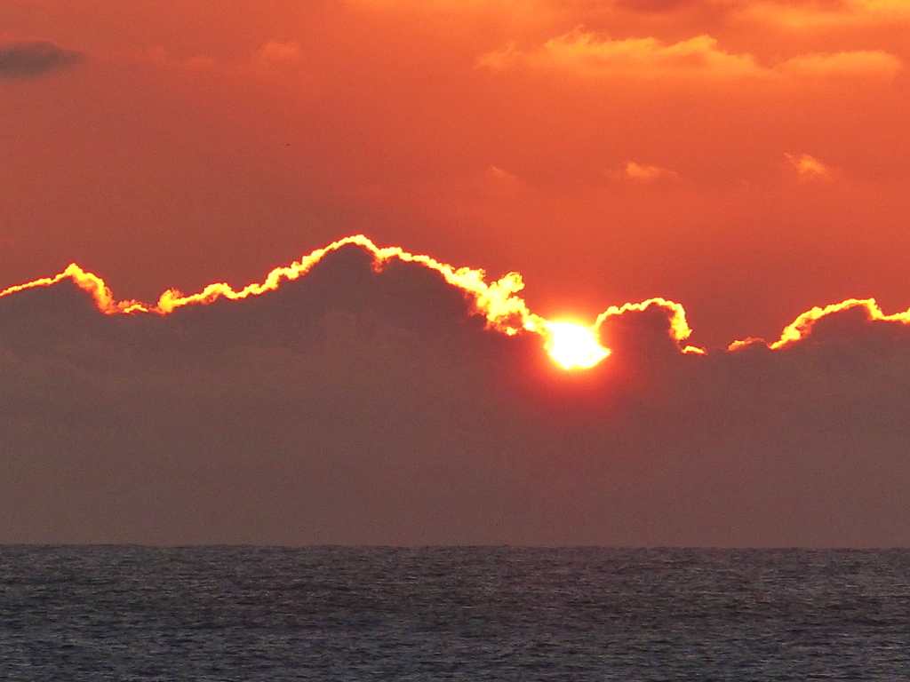 Sonnenuntergang in Dänemark