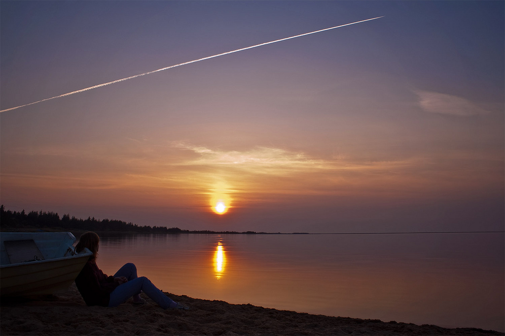 Sonnenuntergang in Dänemark