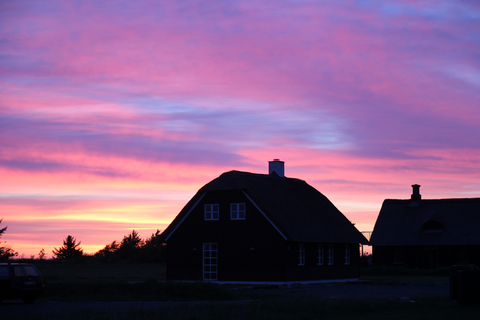 Sonnenuntergang in Dänemark